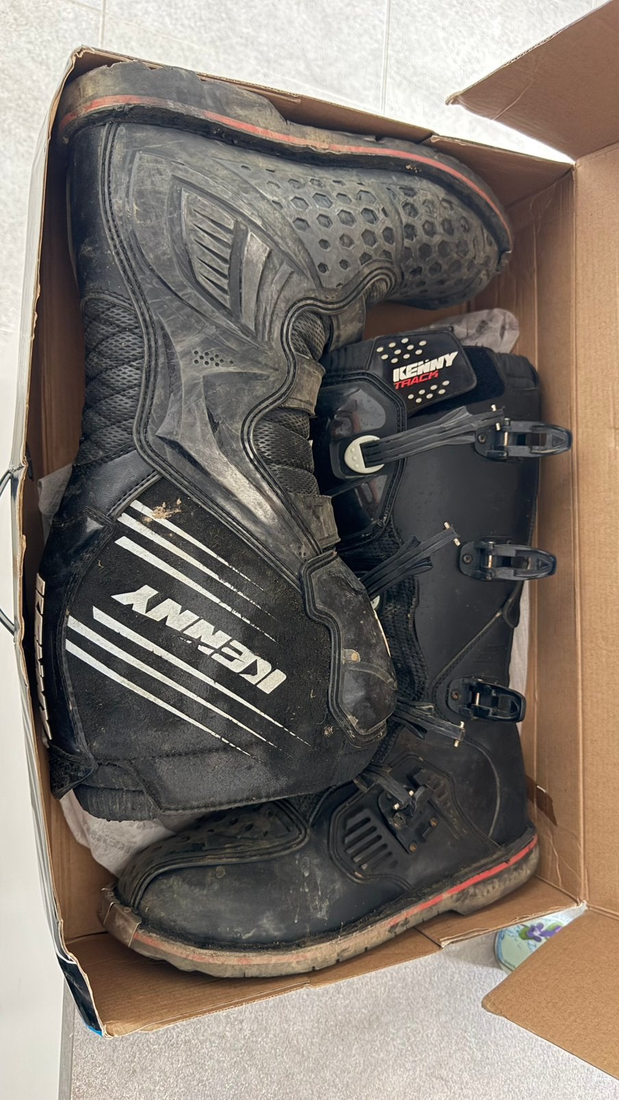 Motocross botten, Sports & Fitness, Snowboard, Enlèvement, Comme neuf
