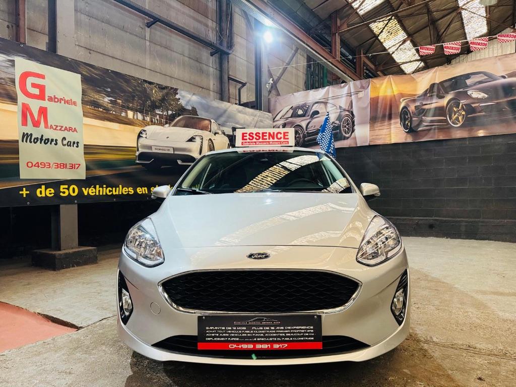 Ford Fiesta 1.1 Euro6 CarPlay GPS Airco, Leder, 5 deurs, Zilver of Grijs, https://public.car-pass.be/vhr/0b4b6d7f-fd4b-4de7-bd4b-22ed70f16b8c