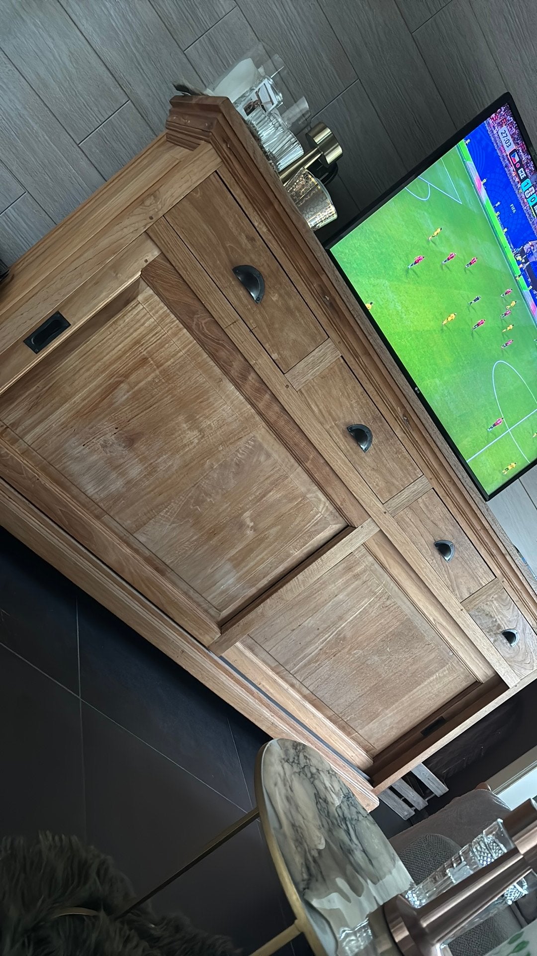 Teak kasten, Huis en Inrichting, Kasten | Dressoirs, Ophalen, Met deur(en), 75 cm of meer, Teakhout