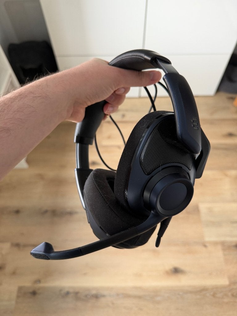 PlayStation xbox epos h6 headset, Computers en Software, Headsets, Ophalen, Mute-functie, Over-ear, Bedraad