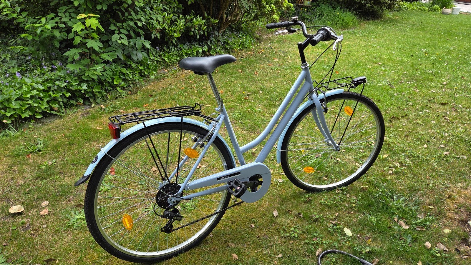 Nieuwe MBM retro damesfiets,lichtblauw, 19 inch., 47 tot 50 cm, Versnellingen, Nieuw, Ophalen