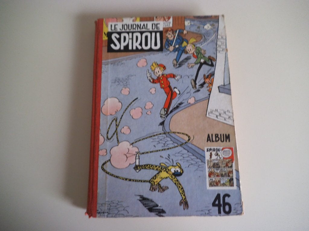 Le journal de Spirou Album 46, Enlèvement ou Envoi, Une BD, FRANQUIN, Utilisé