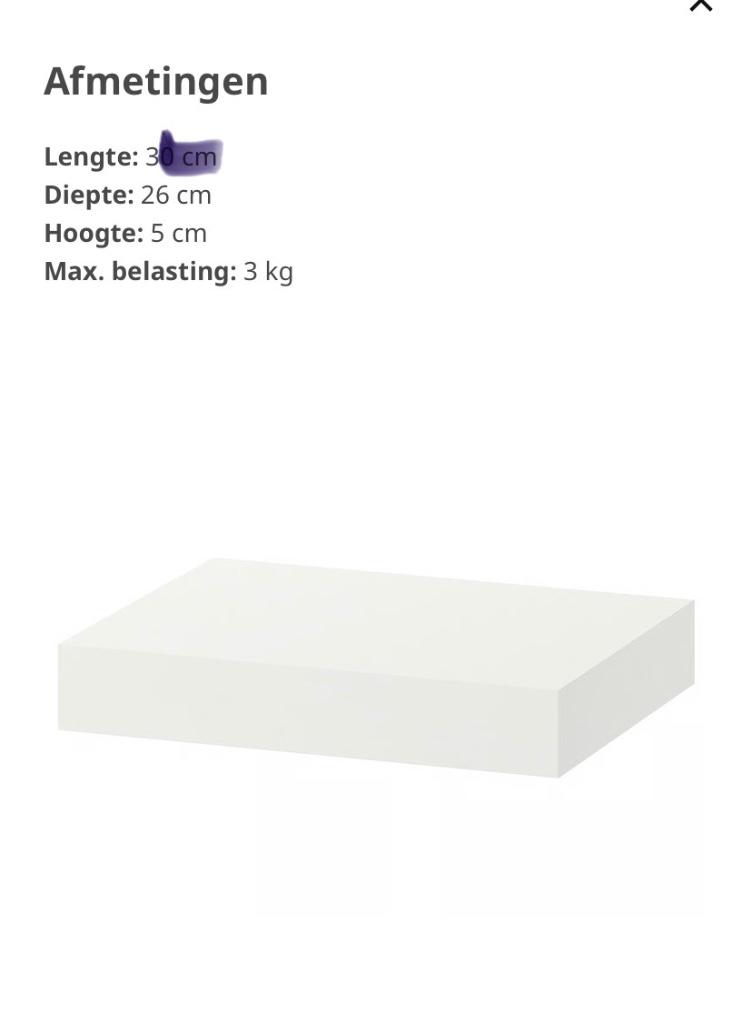 Wandplanken wit, Ophalen, Gebruikt
