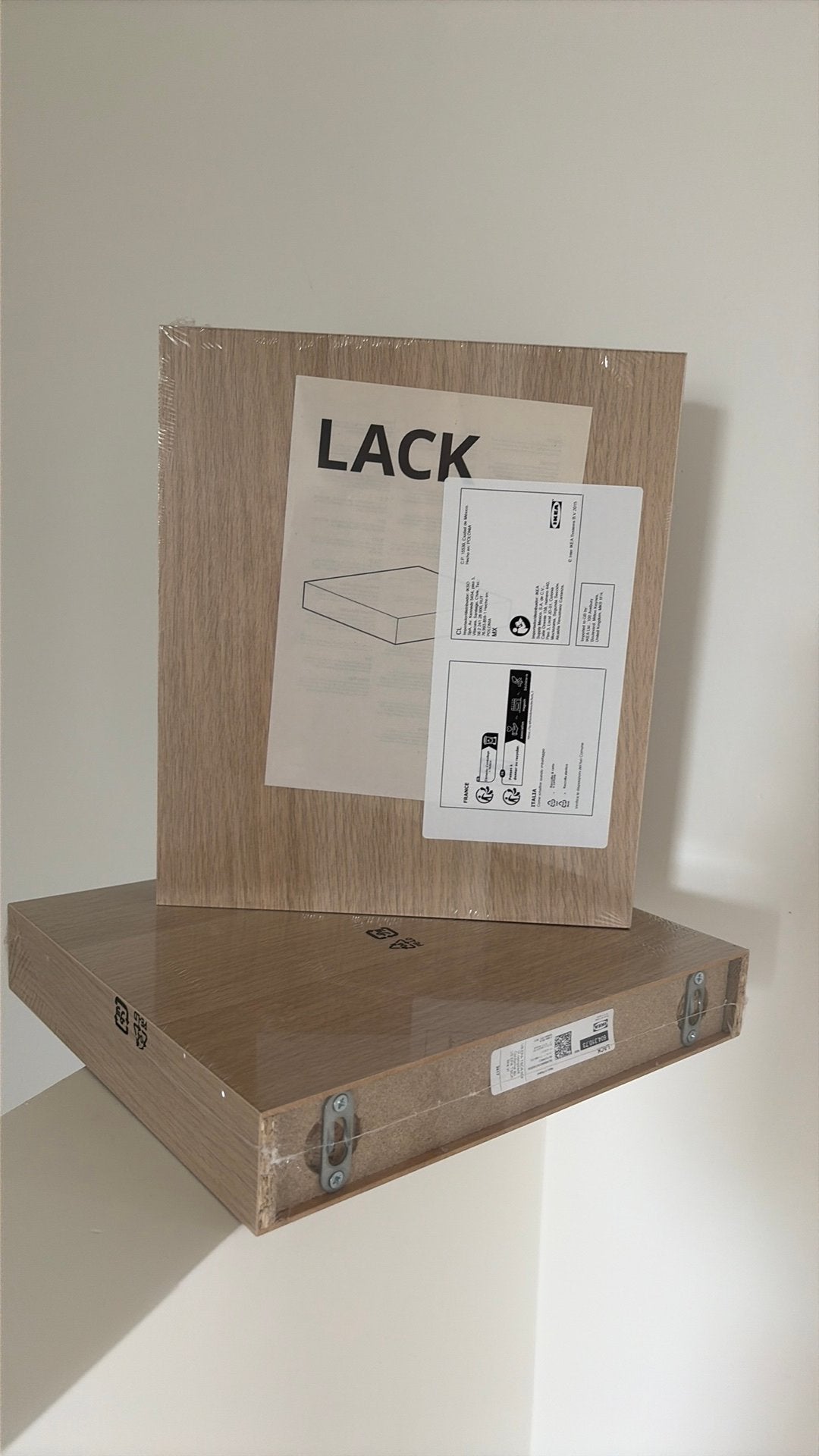 Lack wandplank ikea 2 stuks, Ophalen, Nieuw