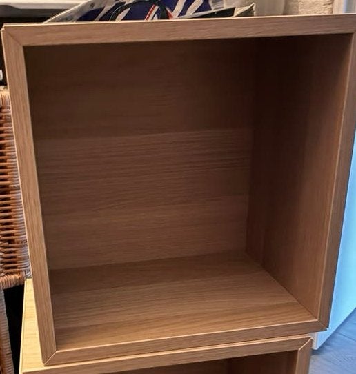 Houten opbergkisten — natuurlijke stijl, Ophalen, Minder dan 50 cm, Gebruikt, Overige typen
