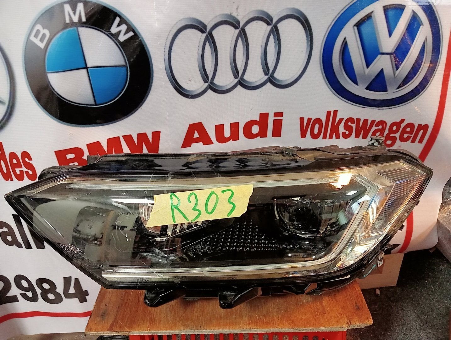 Volkswagen Jetta IV koplampen Links 17B941035E, Gebruikt, -, Volkswagen, -