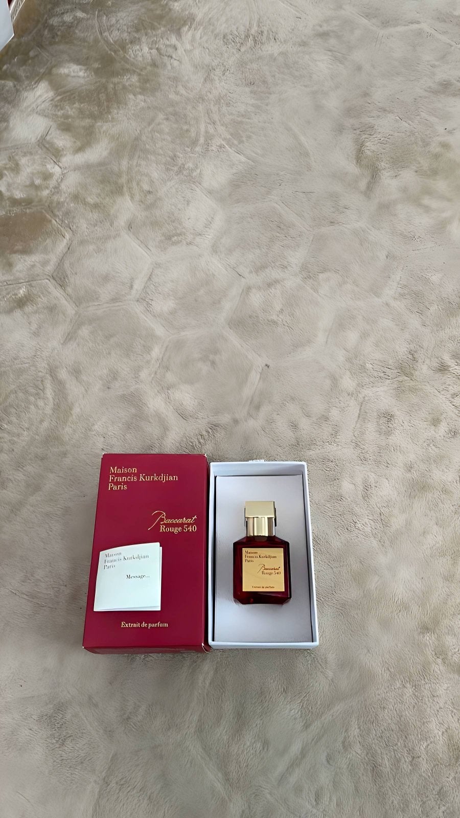 Bacarrat rouge 540 70 ml zonder doos, Ophalen of Verzenden, Zo goed als nieuw, Parfumfles, Gevuld