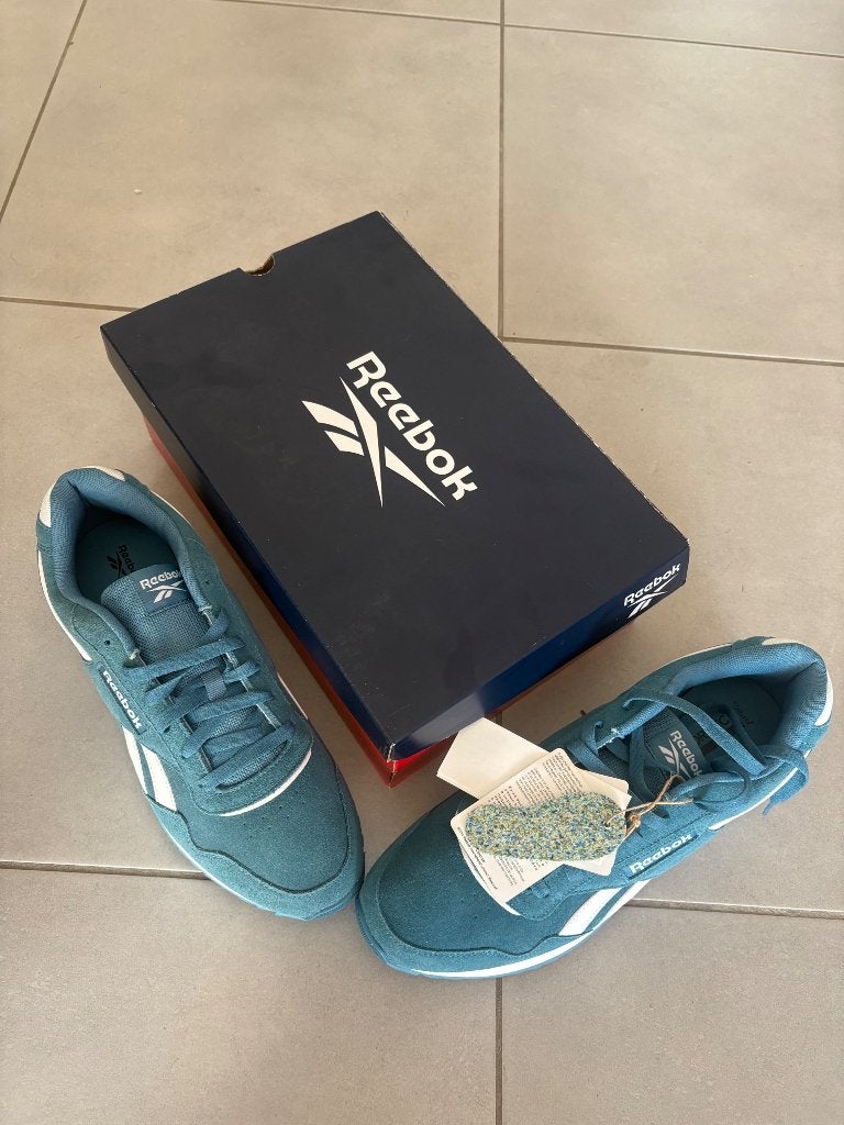Basket Reebok Royal Glide Ripple Clip bleu canard : 44,5, Enlèvement, Neuf, Chaussures