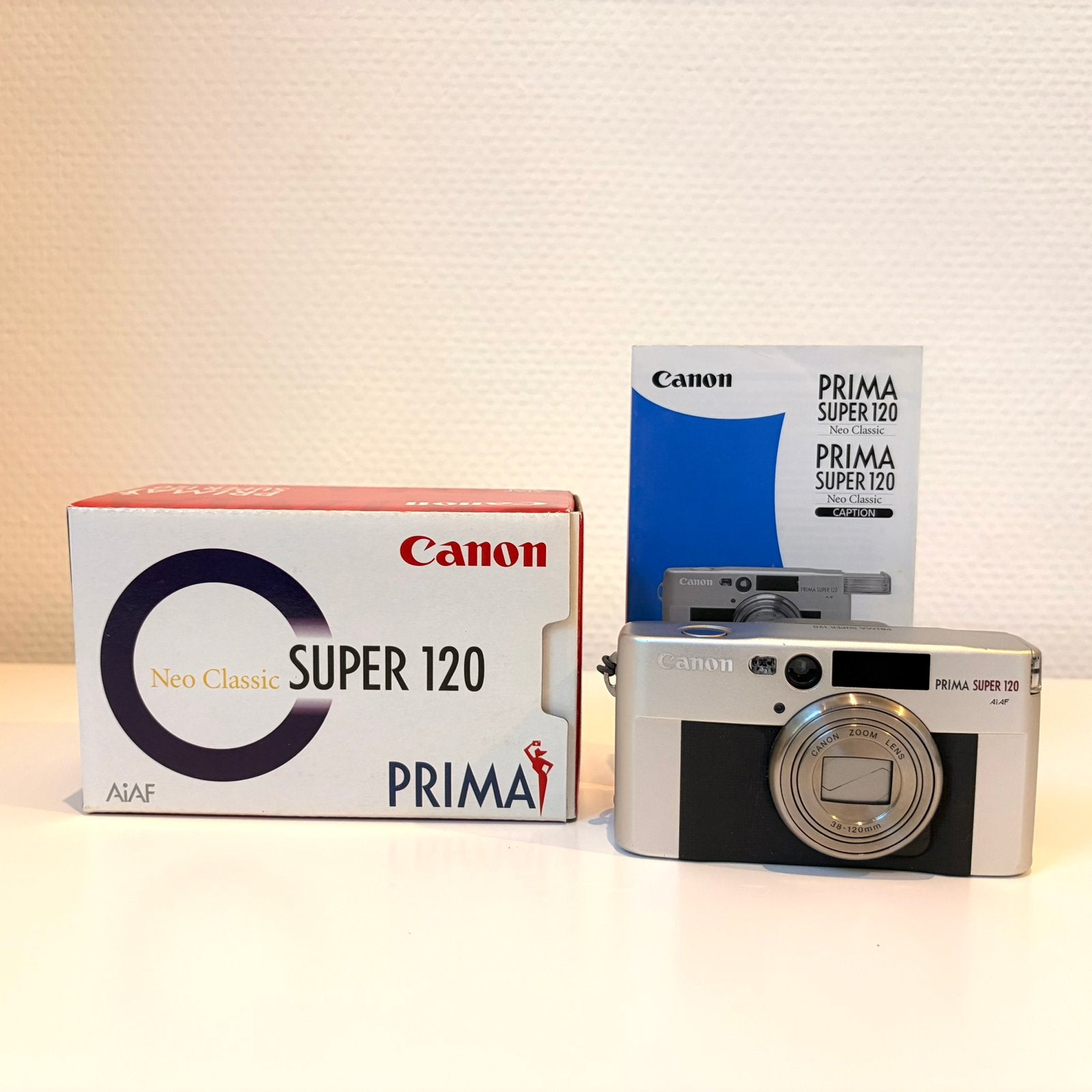 Canon Prima Super 120 Neo Classic (set in doos), Enlèvement ou Envoi, Comme neuf, Canon