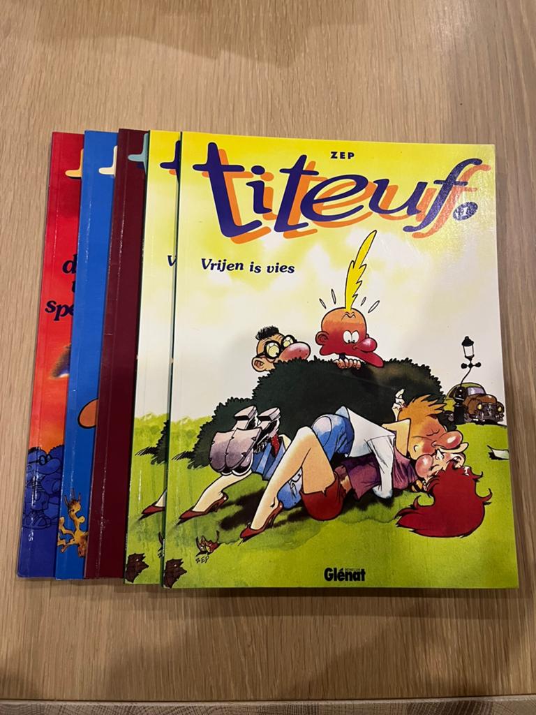 Titeuf - 2x1,2,3 en 8, Livres, Plusieurs BD, Enlèvement ou Envoi