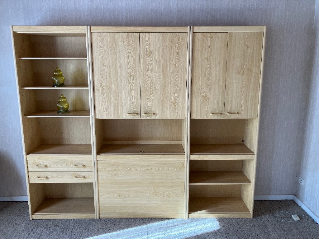 Jeugdkamer wandkast en bureau, Huis en Inrichting, Ophalen, Gebruikt, Met lade(s)