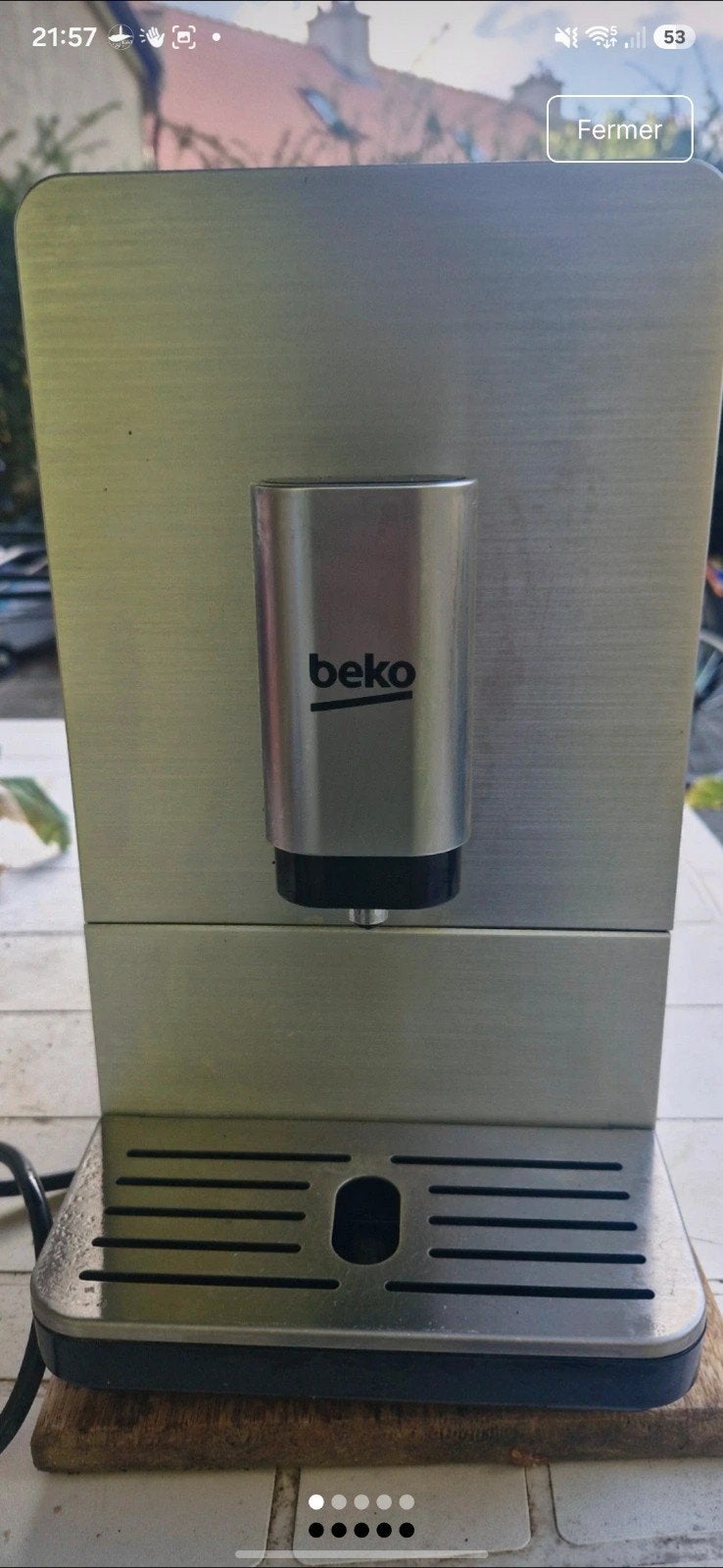 Machine à café BEKO à grain, Electroménager, Cafetières, Machine à espresso, Réservoir d'eau amovible, Café en grains, Utilisé
