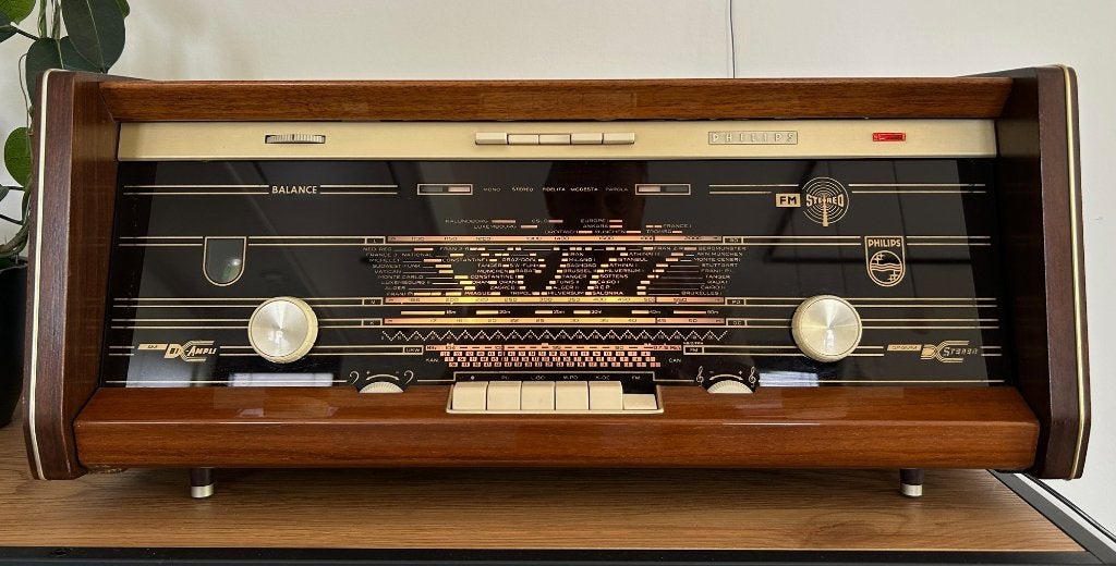 RADIO philips bi ampli B6x43A, Ophalen, Gebruikt, Radio