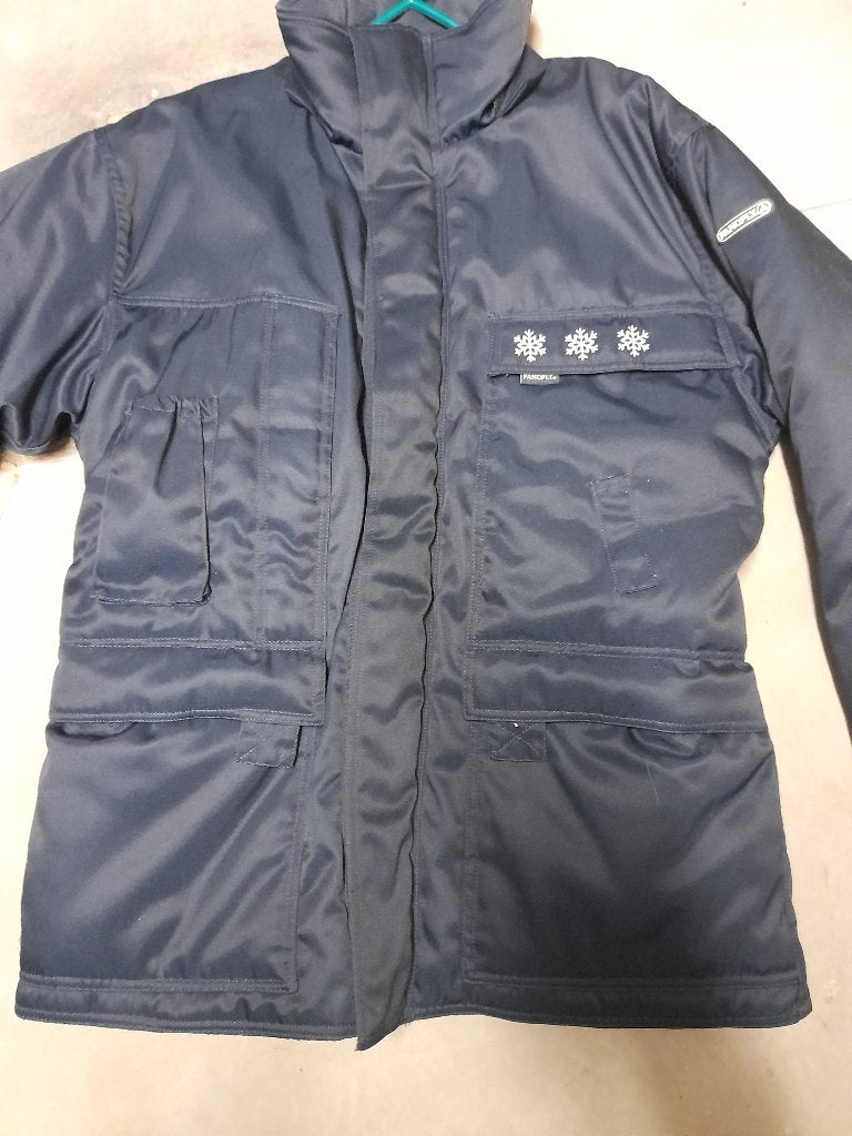 PANOPLY diepvries jas, bestand tegen extreme koude, Neuf, Taille 46/48 (XL) ou plus grande, Enlèvement ou Envoi, Bleu