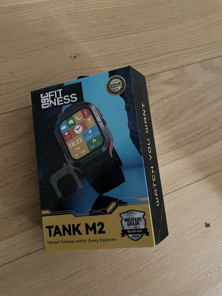 TANK M2 FITNESS WATCH, Ophalen, Kospet, Zwart, Nieuw