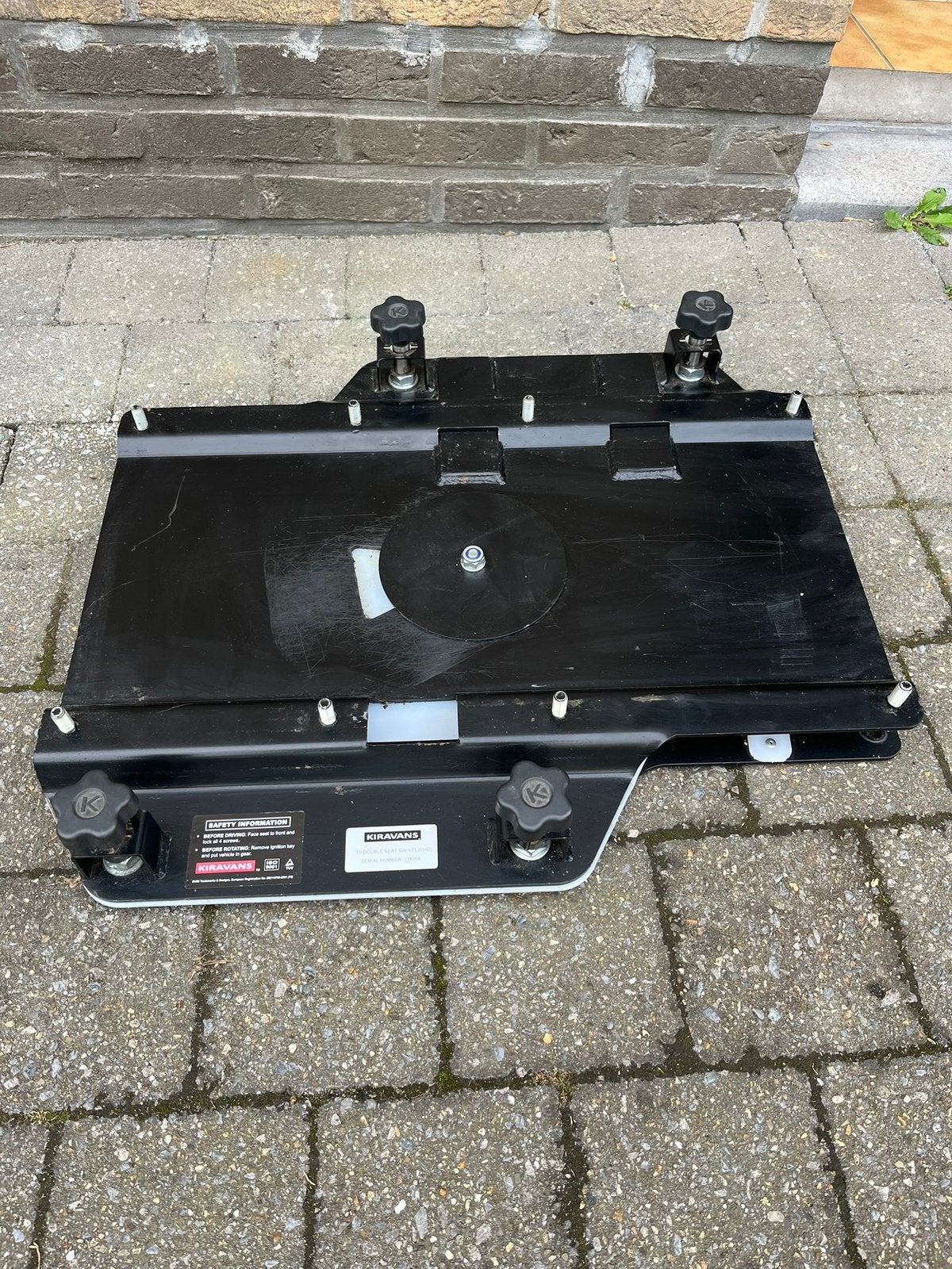 Kiravan swivel seat /draaiplateau VW T5/T6 voor 2zit bank, Ophalen, Gebruikt, Volkswagen