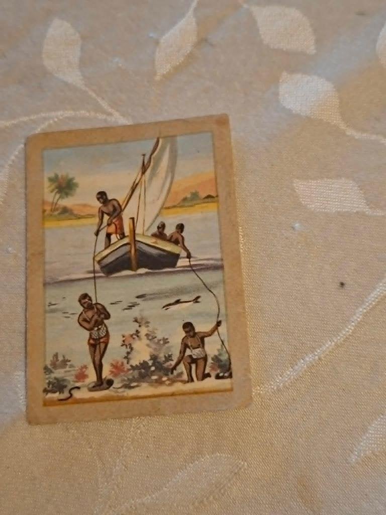 Prentje/Chromo : De parelvisser / Chocolade Jacques, Enlèvement ou Envoi, Utilisé, Autres sujets/thèmes, Gravure