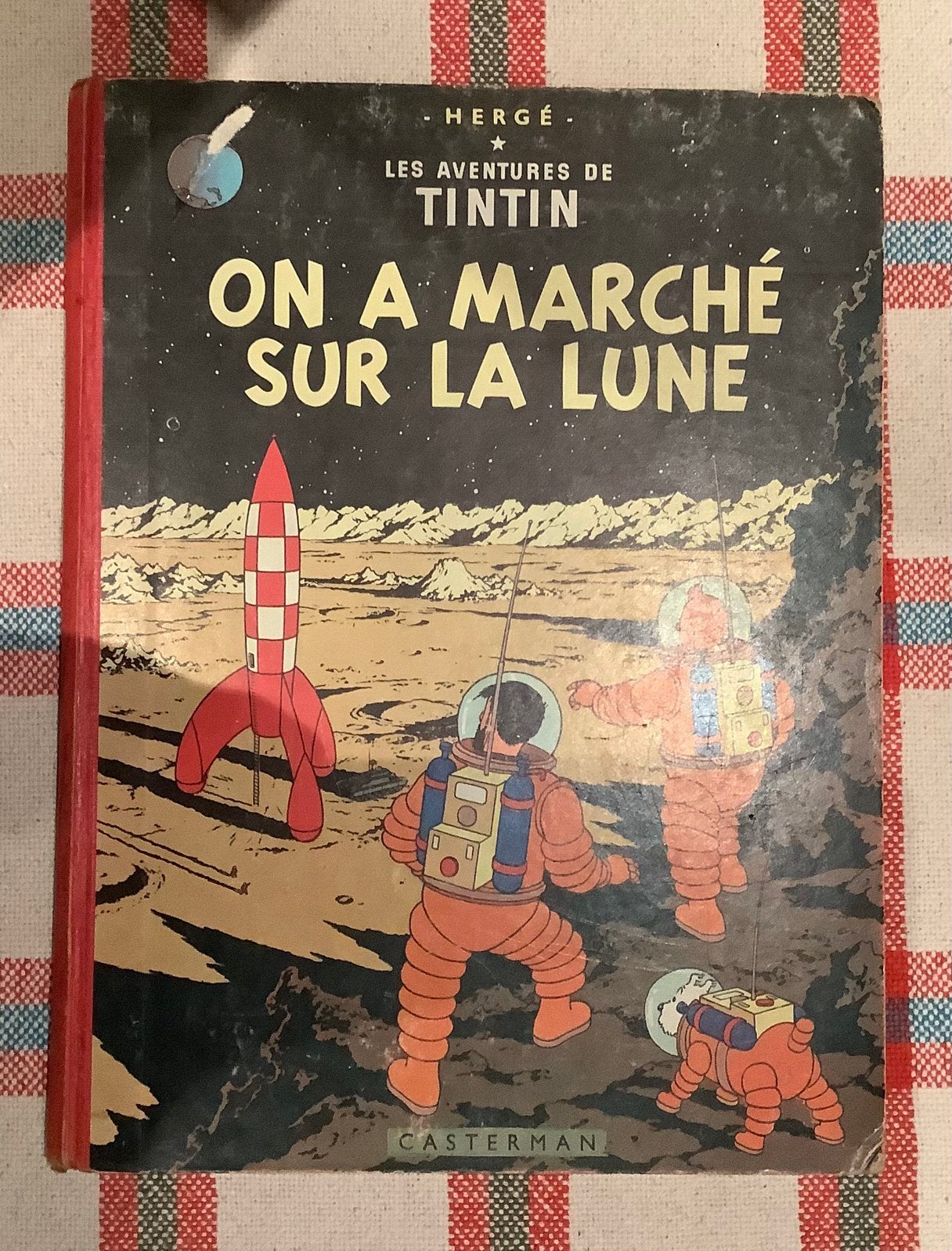 Tintin/Tintin On a marché sur la lune., Livres, Une BD, Enlèvement, Utilisé