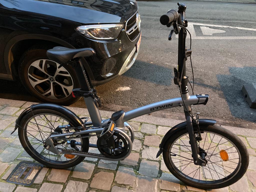 Btwin Tilt 500, Vélos & Vélomoteurs, Vélos | Vélos pliables, Enlèvement, Comme neuf, Vitesses