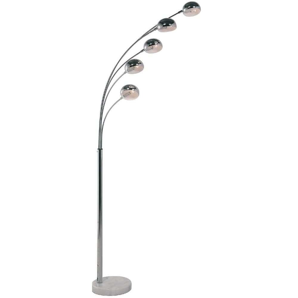 Lampadaire design salon 5 bras, Enlèvement, Utilisé, Design moderne, 150 à 200 cm