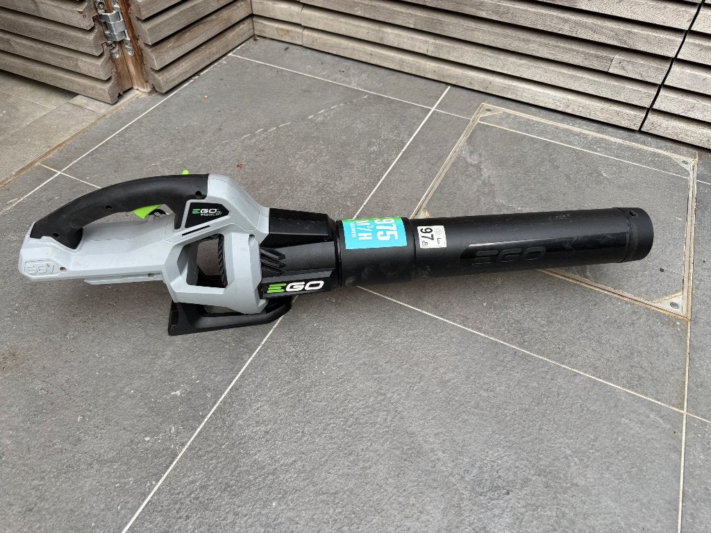 Ego Bladblazer LB5750E 977m³, Tuin en Terras, Bladblazers, Ophalen, Zo goed als nieuw, Accu, Handgedragen