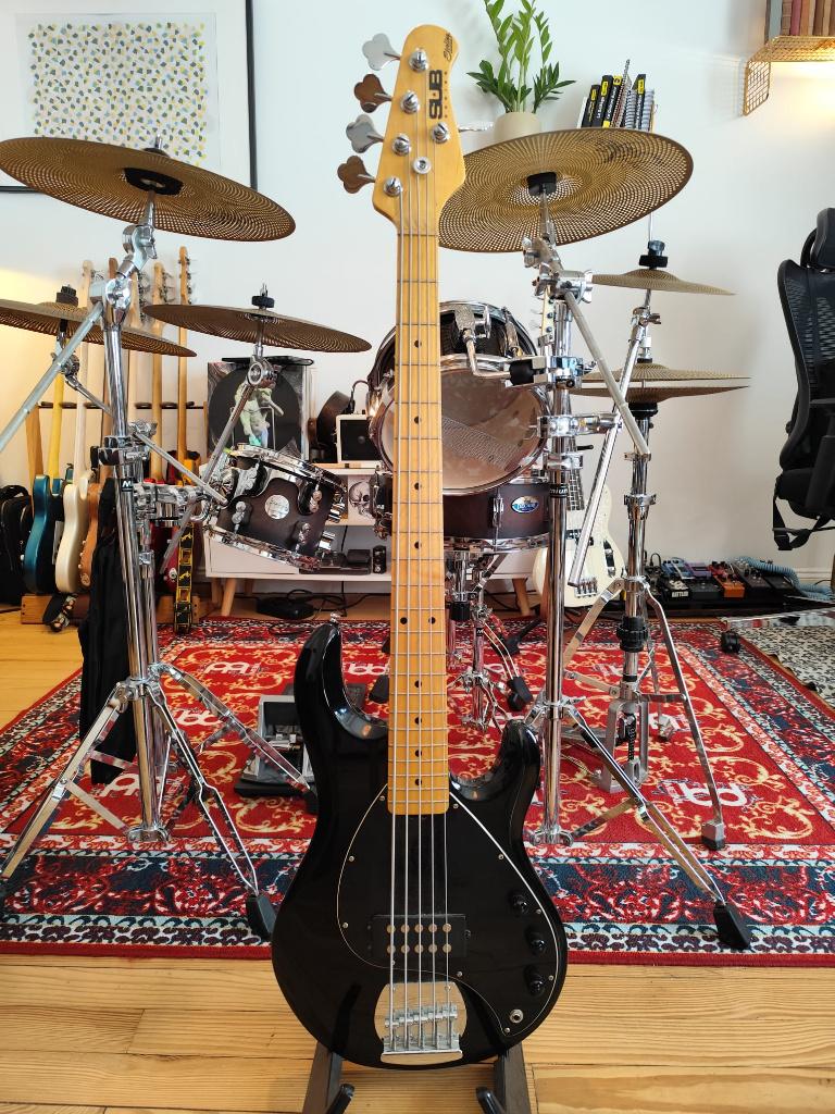 Sterling by Music Man SUB Ray 5 + housse, Enlèvement ou Envoi, Utilisé, Électrique, 5 cordes