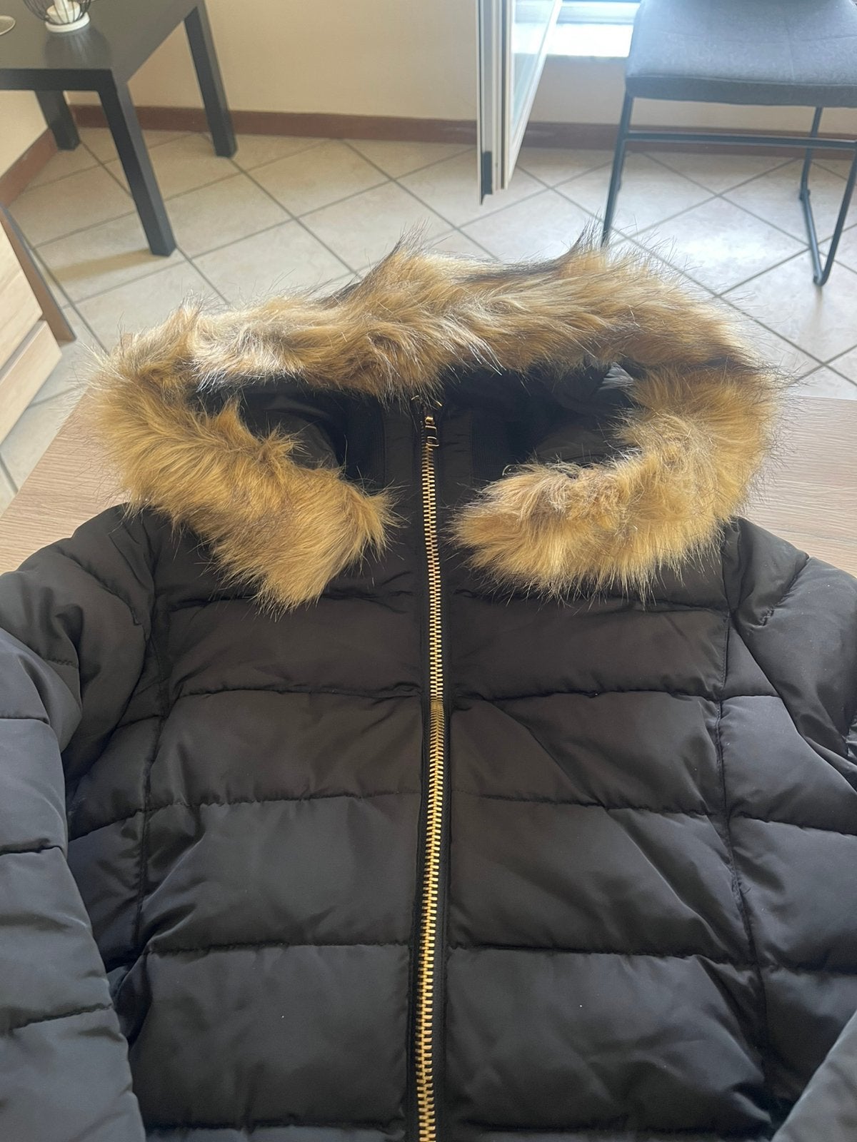 Winterjas, Ophalen of Verzenden, Nieuw, Maat 38/40 (M), Zwart