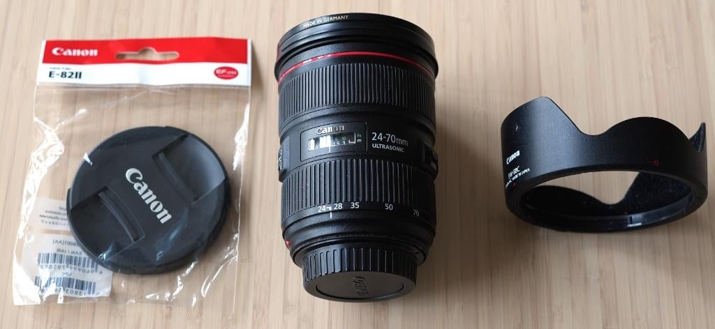 Canon EF 24-70 mm f/2,8L II USM, Enlèvement ou Envoi, Comme neuf, Lentille standard, Zoom