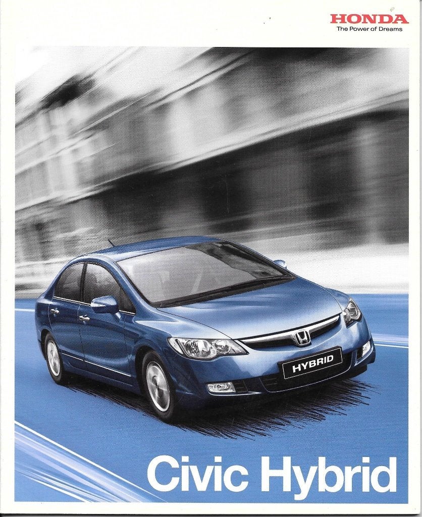 HONDA CIVIC HYBRID,  2008, Livres, Enlèvement ou Envoi, Comme neuf, Honda