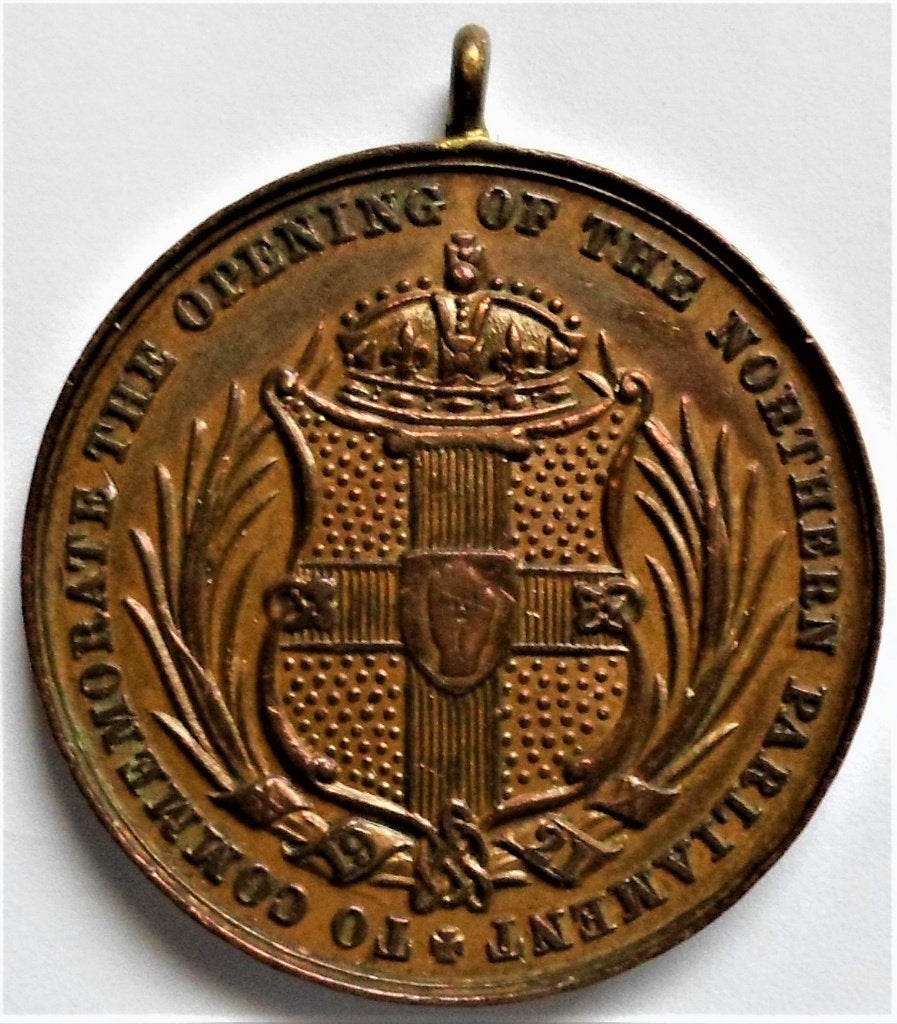 D'ouverture du Parlement d'Irlande du Nord en 1921. (49), Envoi, Bronze
