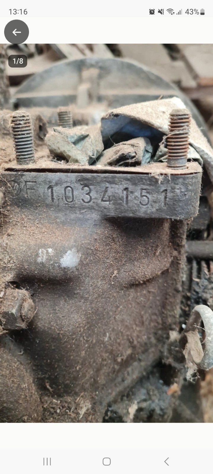 VW Kever motor 1300 'F1034151, Ophalen, Volkswagen