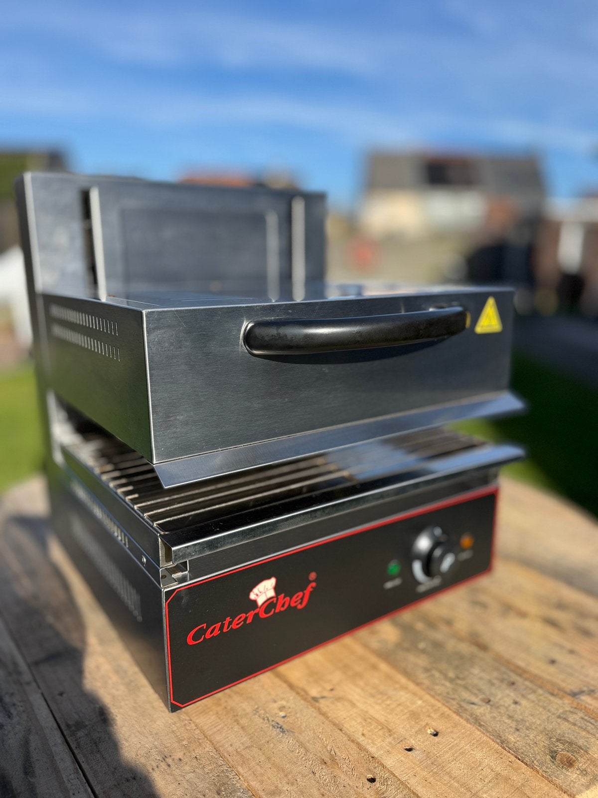 CaterChef Grill/Salamander — Appareil hôtelier professionnel, Enlèvement, Nettoyage