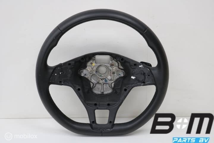 Leder stuur + flippers VW Golf 7 5G0419091, Gebruikt