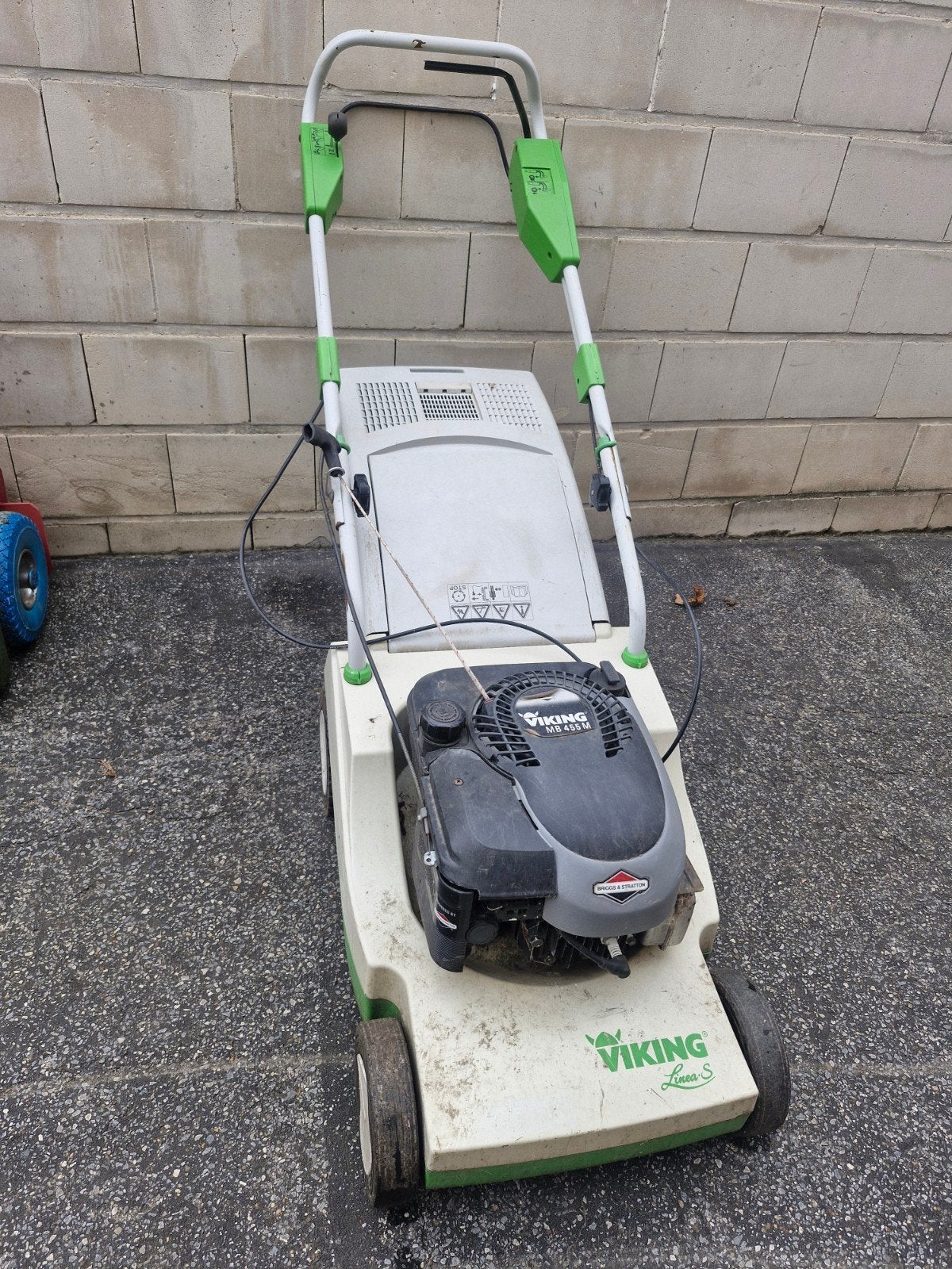 Autoporteur Viking MB455M en bon état, Viking, Enlèvement, Bac de ramassage