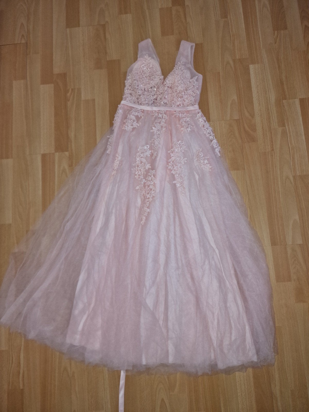 Feestjurk galajurk, Kleding | Dames, Ophalen of Verzenden, Zo goed als nieuw, Roze, Trouwjurk