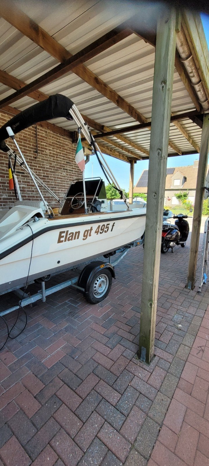 Visboot Elan 5m20, Ophalen