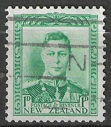 Nouvelle-Zélande 1938/1941- Yvert 238A - George VI - 1  (ST), Timbres & Monnaies, Timbres | Océanie, Envoi, Affranchi