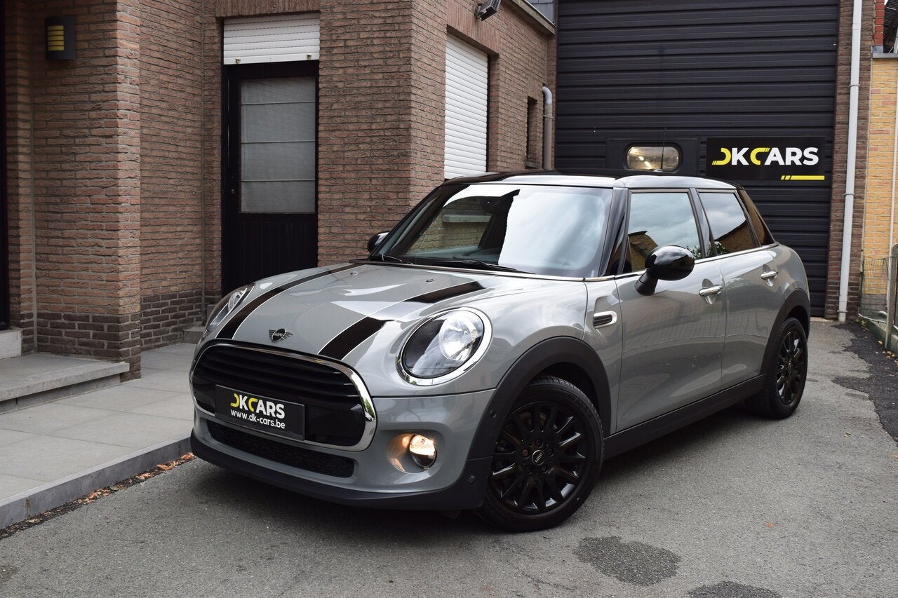 MINI, Cooper, 1.5iA - NAVI / LEDER / BLUETOOTH / ALU, Auto's, Mini, Lederen bekleding, 5 deurs, 3 cilinders, Zilver of Grijs