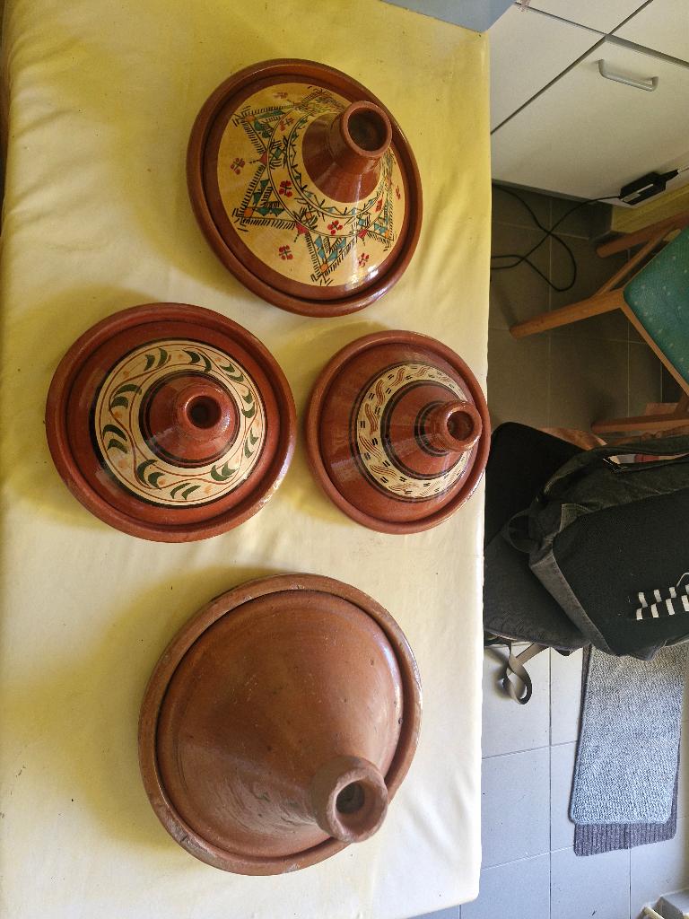 Tajines en terre cuite (set de 4 pièces), Enlèvement