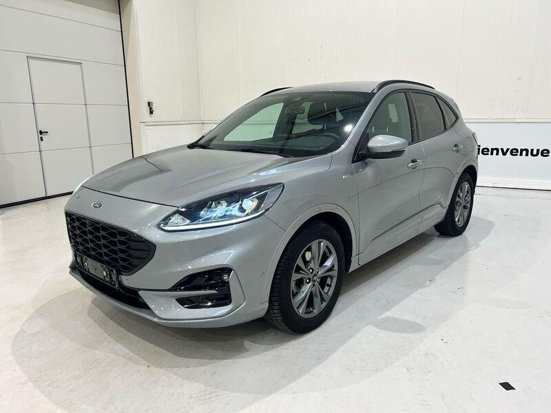 Ford Kuga * Benzine  - Manueel  - St line  *, Autos, Argent ou Gris, Entreprise, Boîte manuelle, Noir