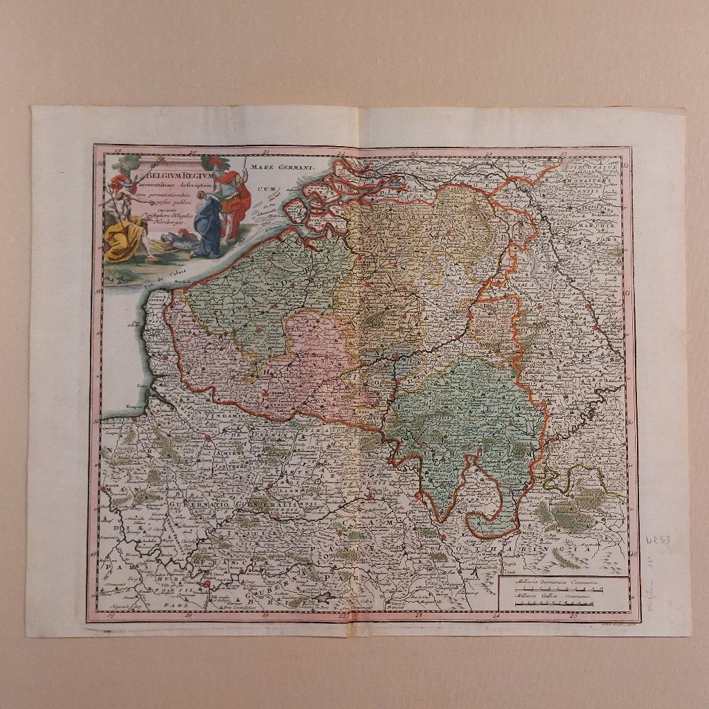 Belgium Regium Christoph Weigel Johann Ernst Michael Kauffer, Boeken, Johann Ernst, Voor 1800, Ophalen of Verzenden, België