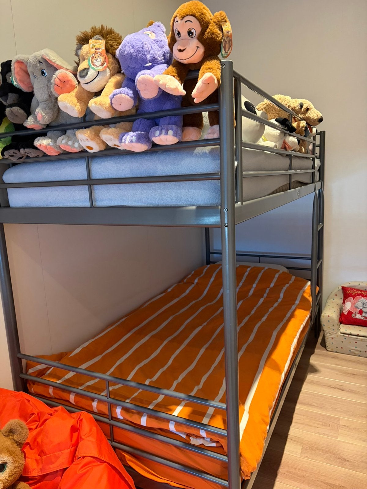 IKEA SVÄRTA Metal Bunk Bed, Huis en Inrichting, Ophalen, 210 cm, Tweepersoons, 180 tot 200 cm