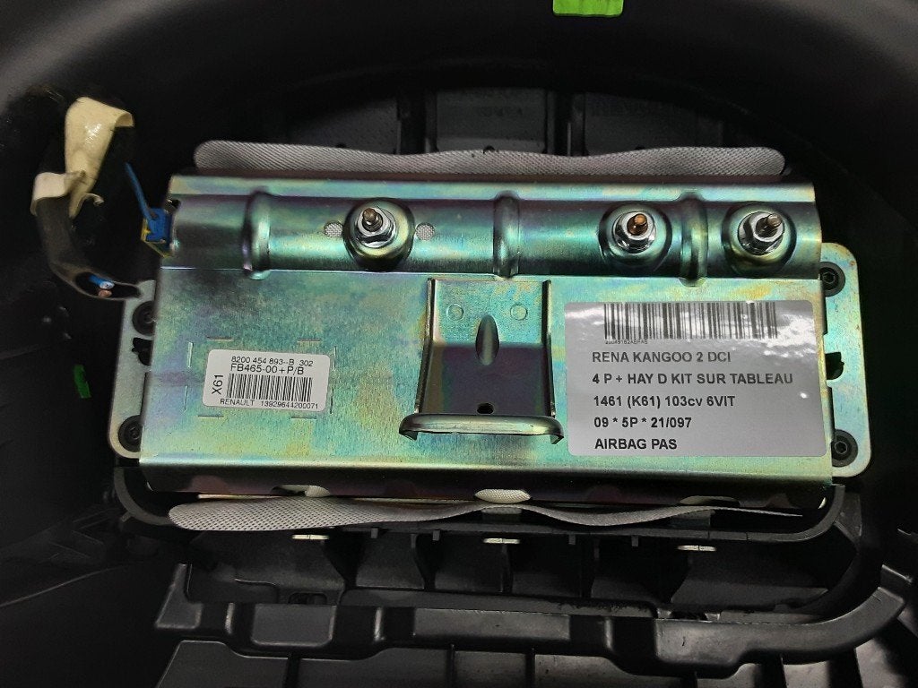AIRBAG PASSAGIER Kangoo / Grand Kangoo (KW) (8200454893B), Gebruikt, Renault