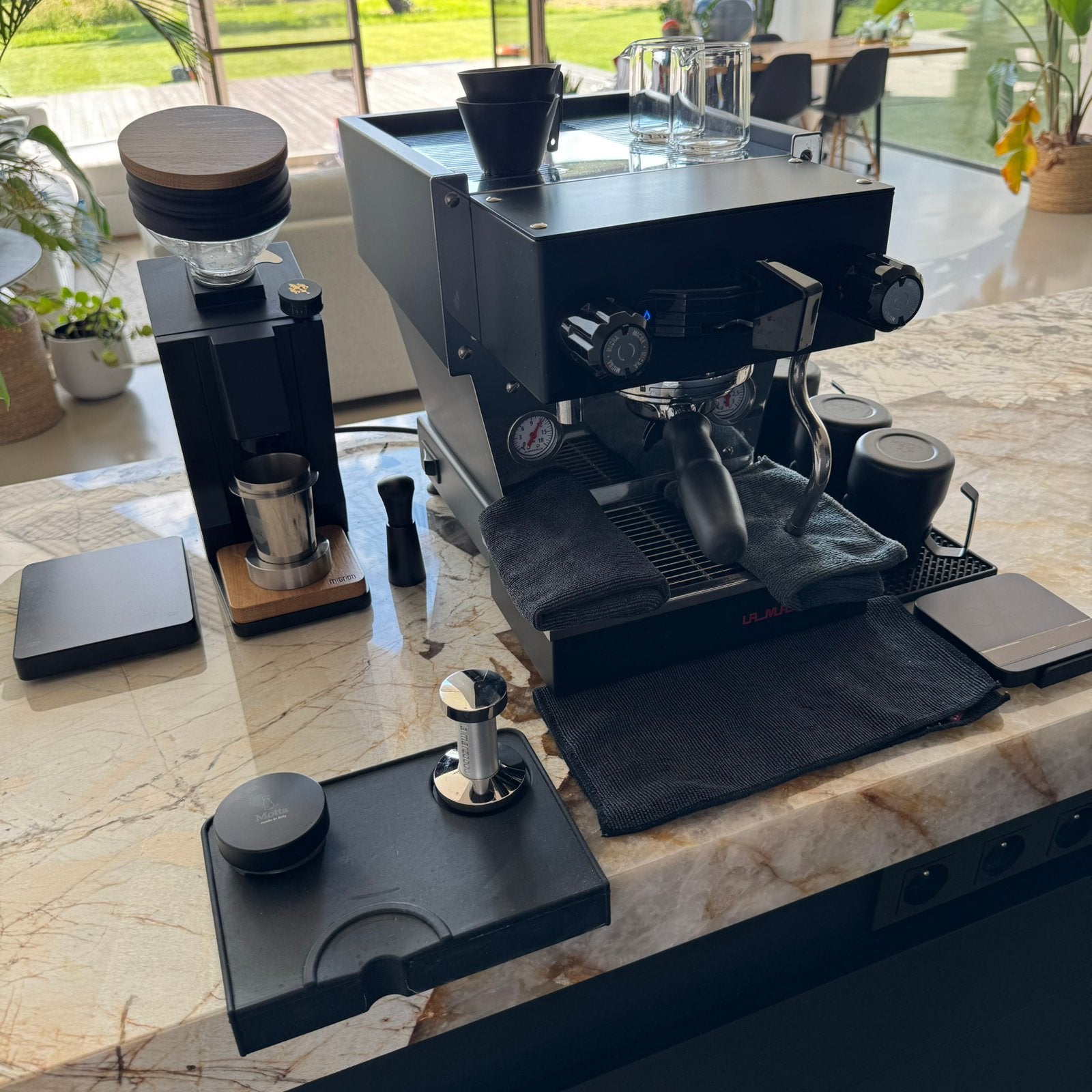 La Marzocco Micra + Eureka + Acaia | Complete barista setup, Electroménager, Machine à espresso, Réservoir d'eau amovible, Café en grains