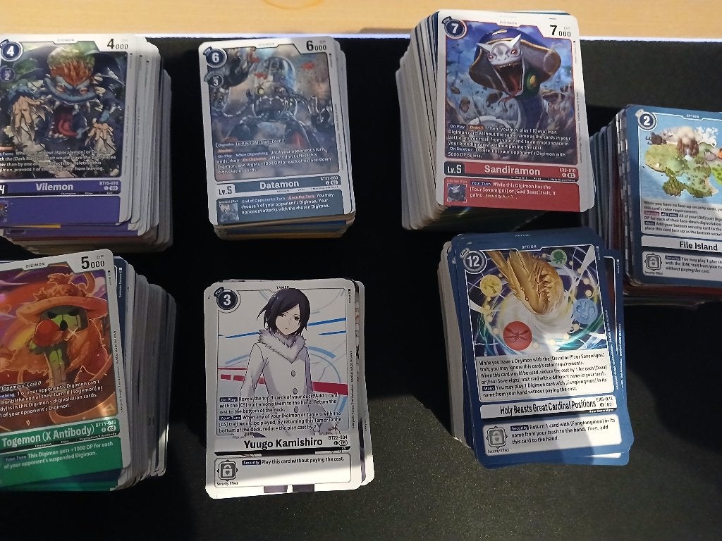 lot 1210 Digimon kaarten, Ophalen, Zo goed als nieuw, Meerdere kaarten