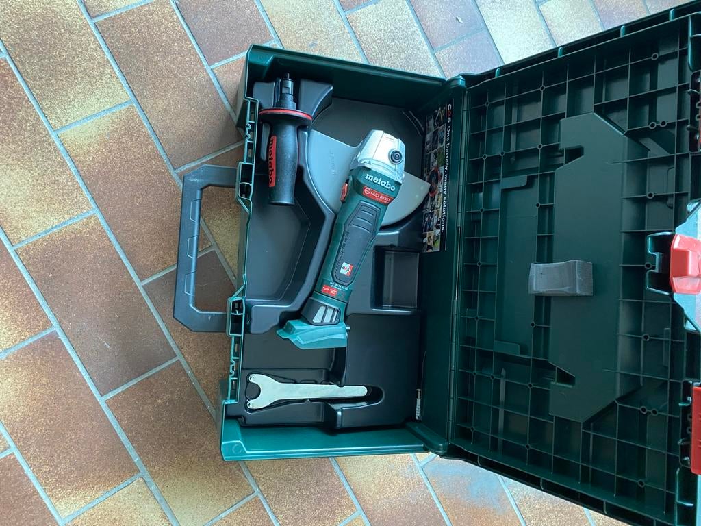 Metabo Accu slijpmachine, Doe-het-zelf en Bouw, Ophalen, Nieuw, Haakse handslijpmachine
