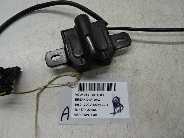 SERRURE CAPOT Volvo V60 I (FW / GW) (01-2010/12-2018), Info@volvocars.com, Volvo Car Germany GmbH, Siegburger Straße 229
50679  Köln, DE
