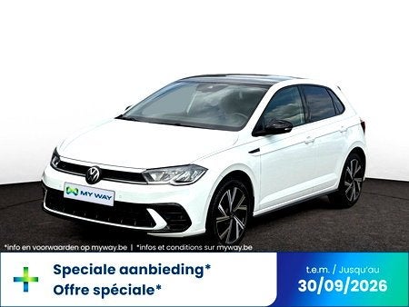 Volkswagen Polo R-Line Bus 1.0TSI  95pk *ACC, side assist, c, Autos, Volkswagen, Boîte manuelle, 124 g/km, Berline, Blanc