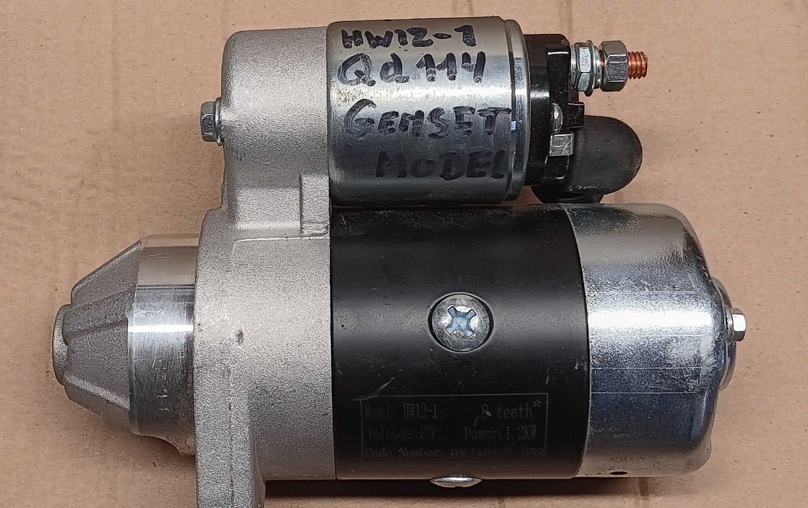 Démarreur Genset, Articles professionnels, Enlèvement