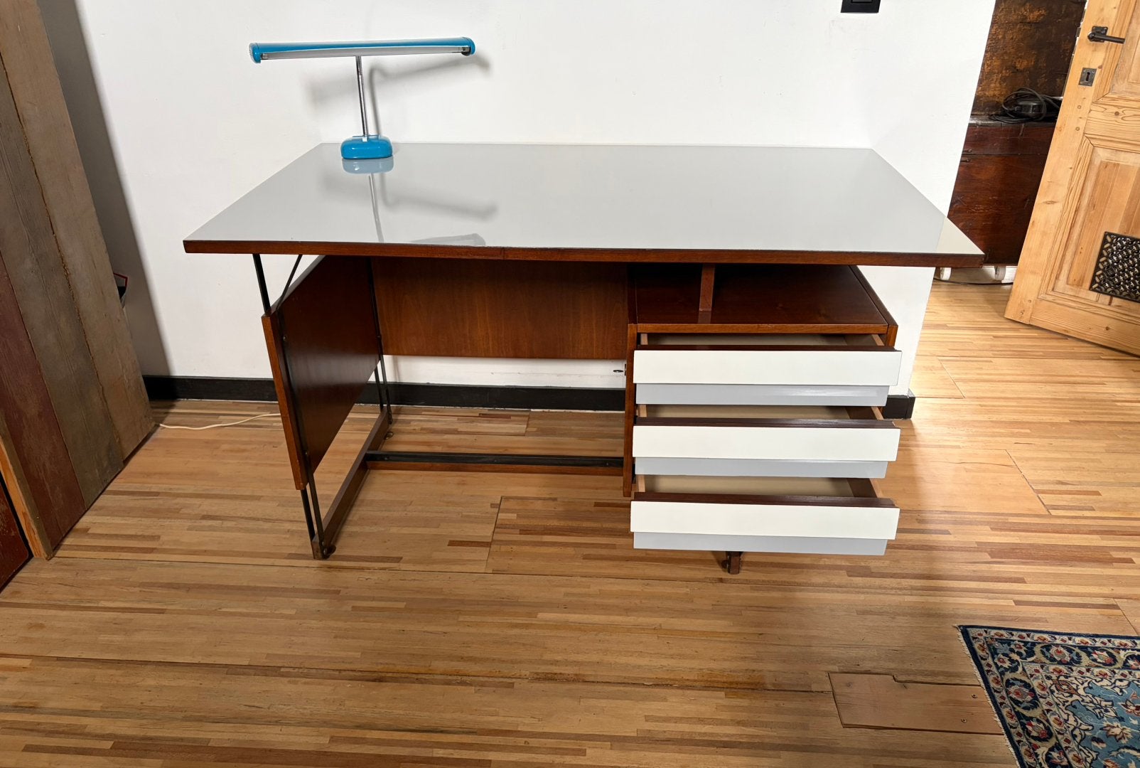 Ico Parisi Mim Roma Bureau, Huis en Inrichting, Vintage, Ophalen, Zo goed als nieuw